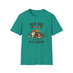 Old Age Is Better With My Best Friend (Cat) T-Shirt