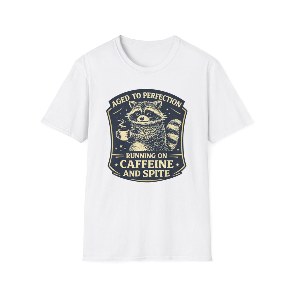 Aged to Perfection...Running on Caffeine T-Shirt