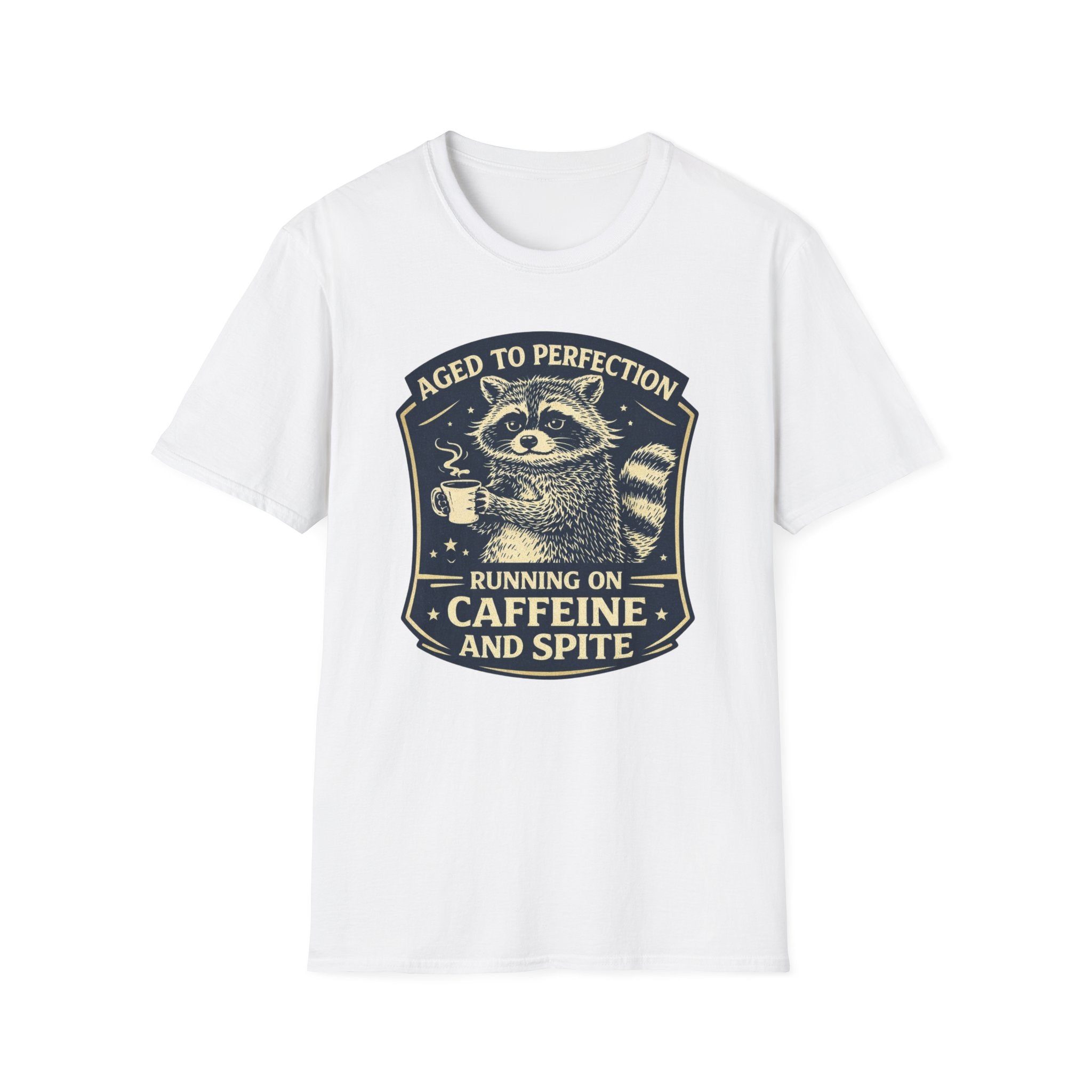 Aged to Perfection...Running on Caffeine T-Shirt