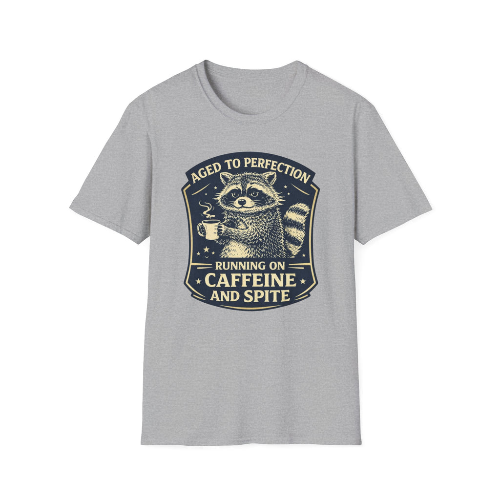 Aged to Perfection...Running on Caffeine T-Shirt