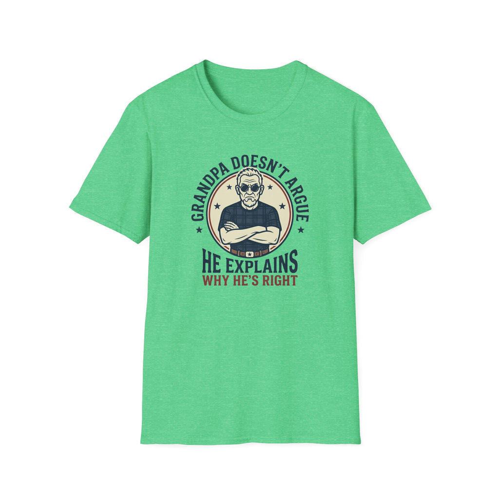Grandpa Doesn't Argue T-Shirt