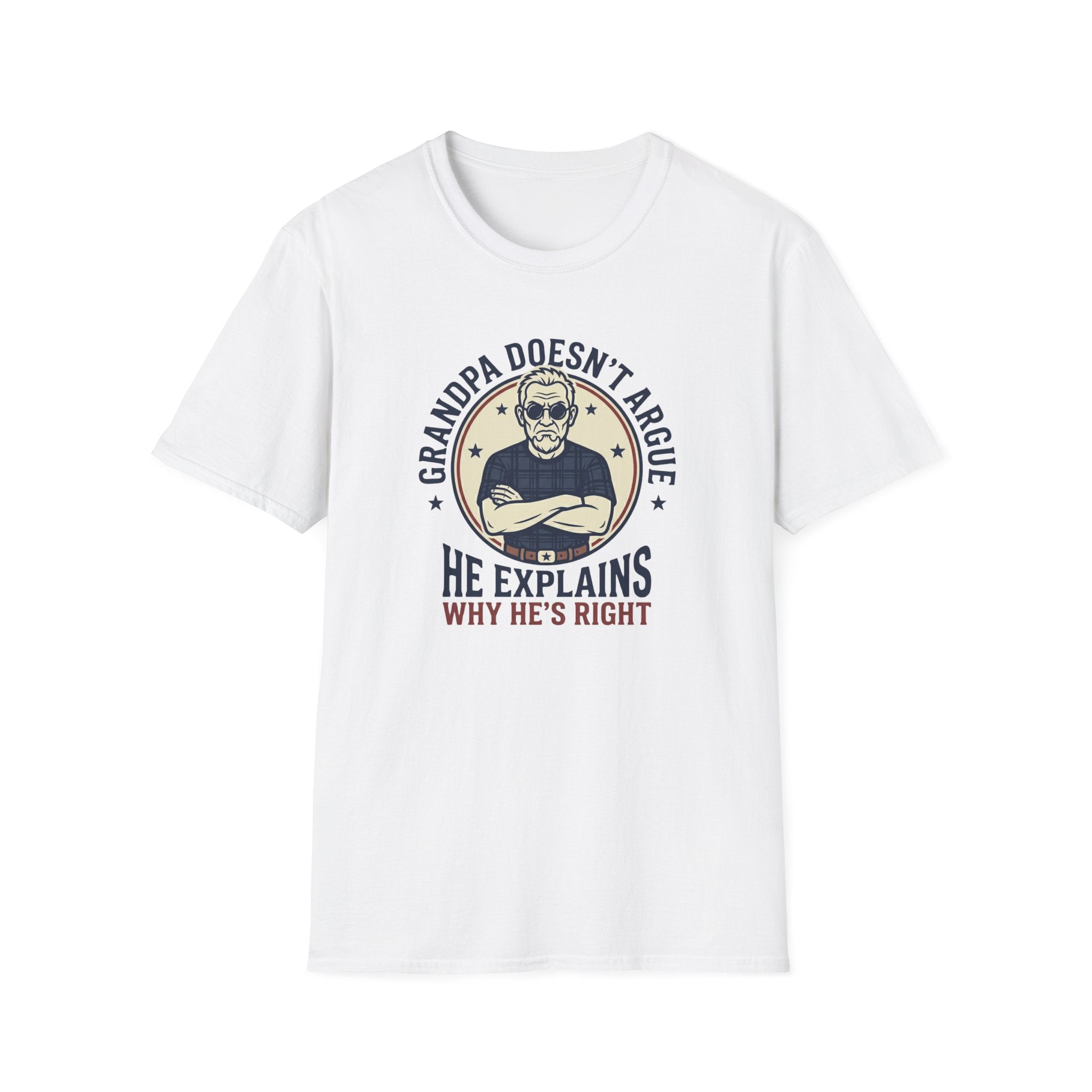 Grandpa Doesn't Argue T-Shirt