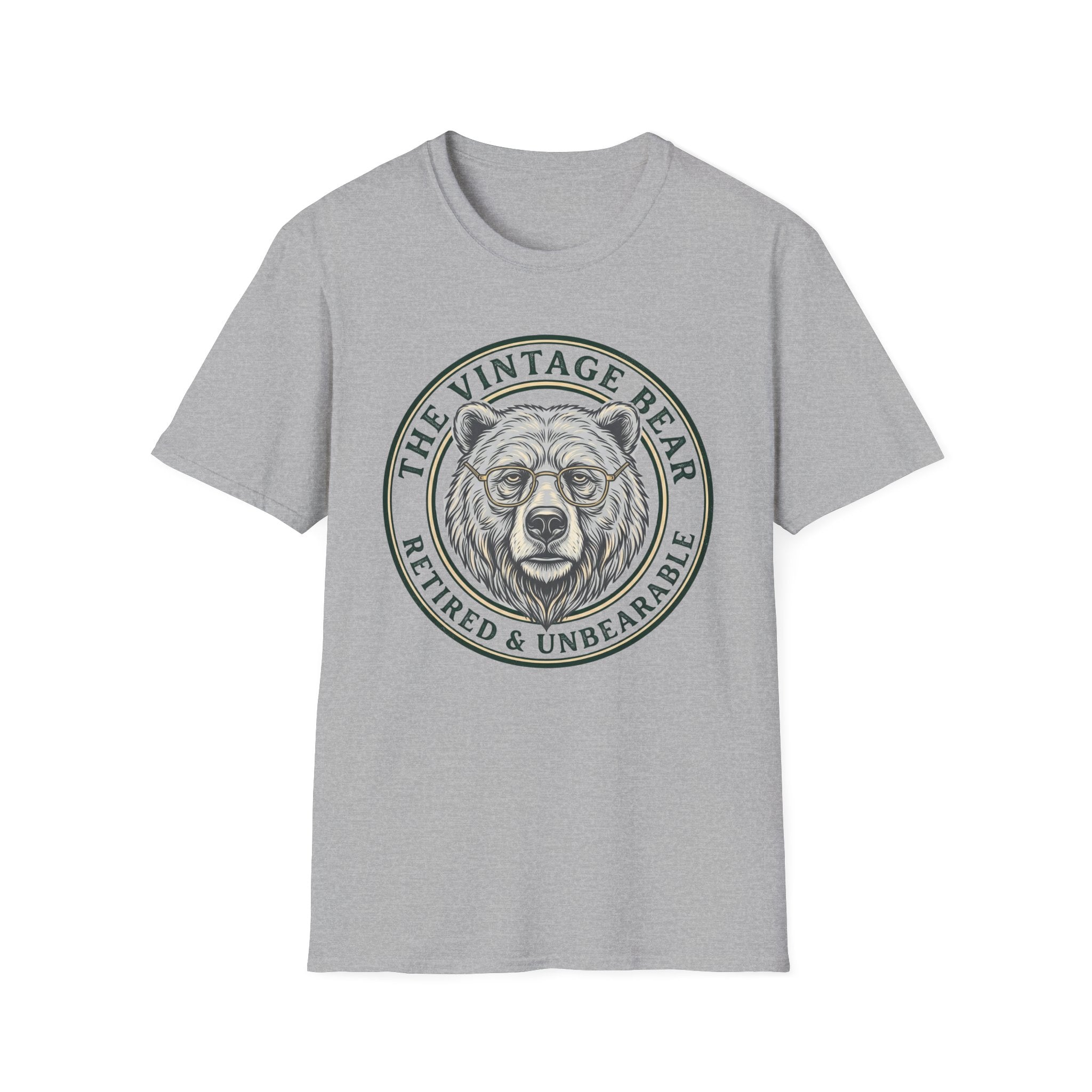Vintage Bear Retired and Unbearable T-Shirt