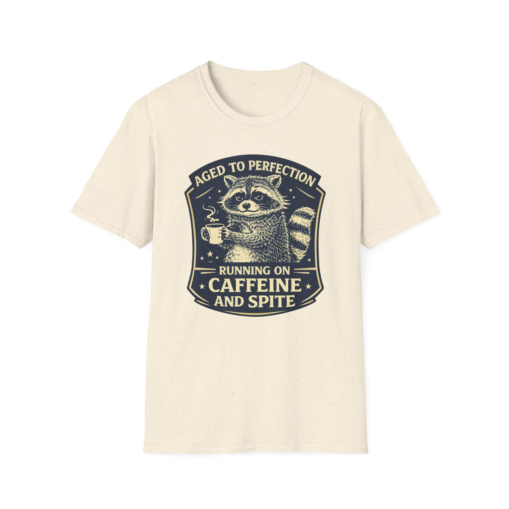 Aged to Perfection...Running on Caffeine T-Shirt