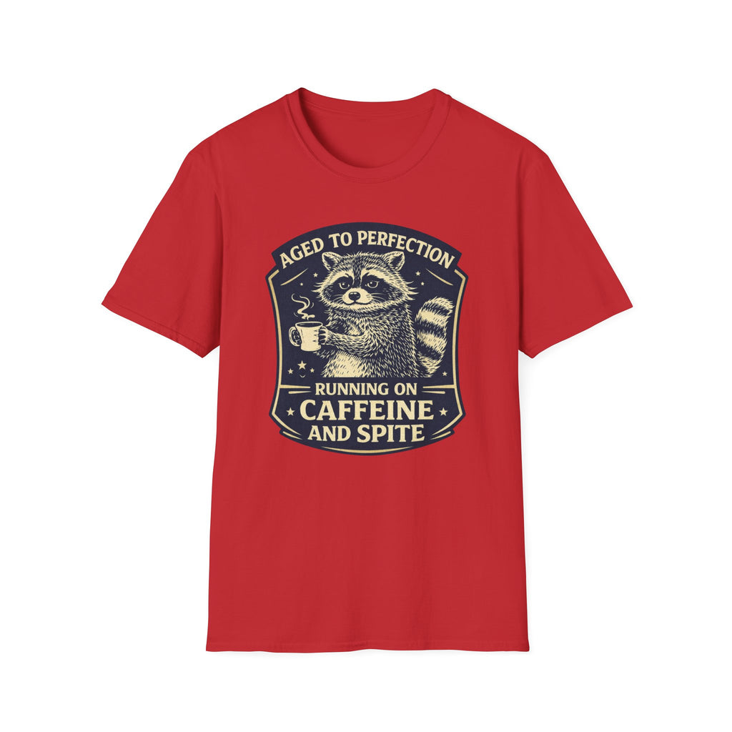 Aged to Perfection...Running on Caffeine T-Shirt