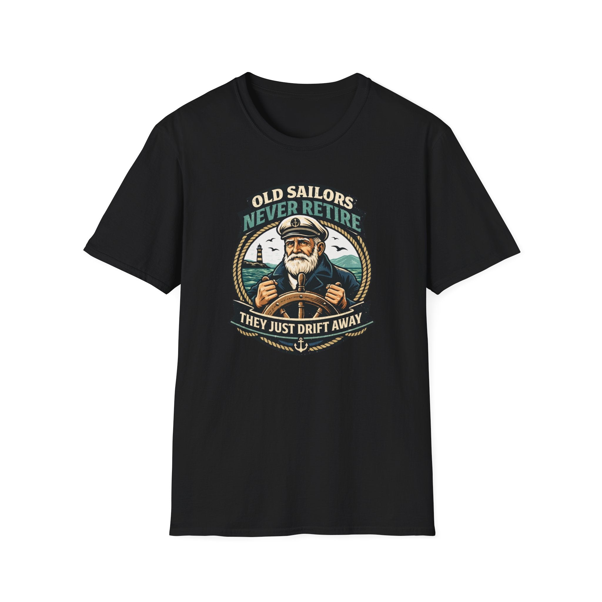 Old Sailors Never Retire T-Shirt