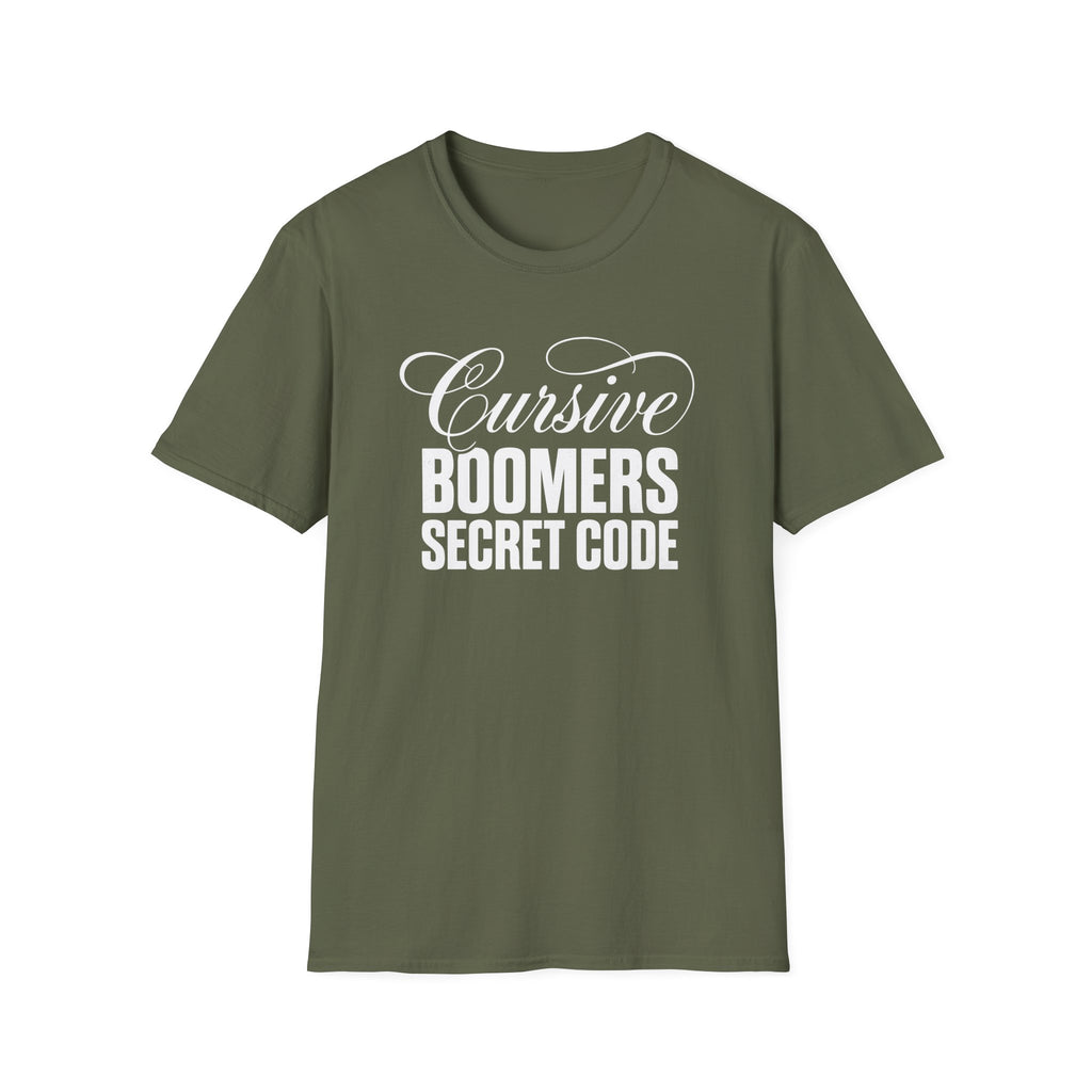 Cursive Boomers Secret Code